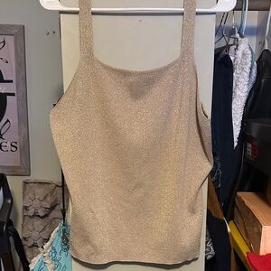 Elegant Gold Women's Top